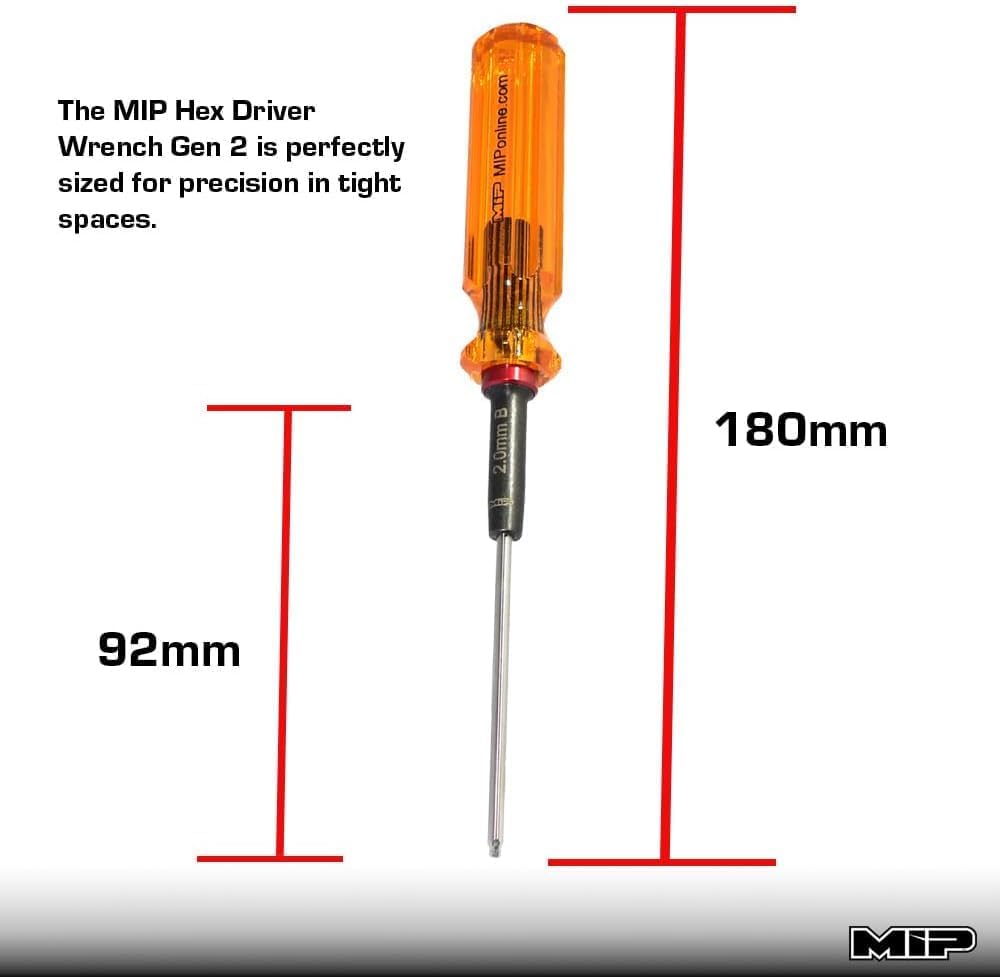 MIP Gen 2 Metric Ball End Hex Driver Wrench Set (2.0, 2.5 & 3.0mm) - BOBBYRC
