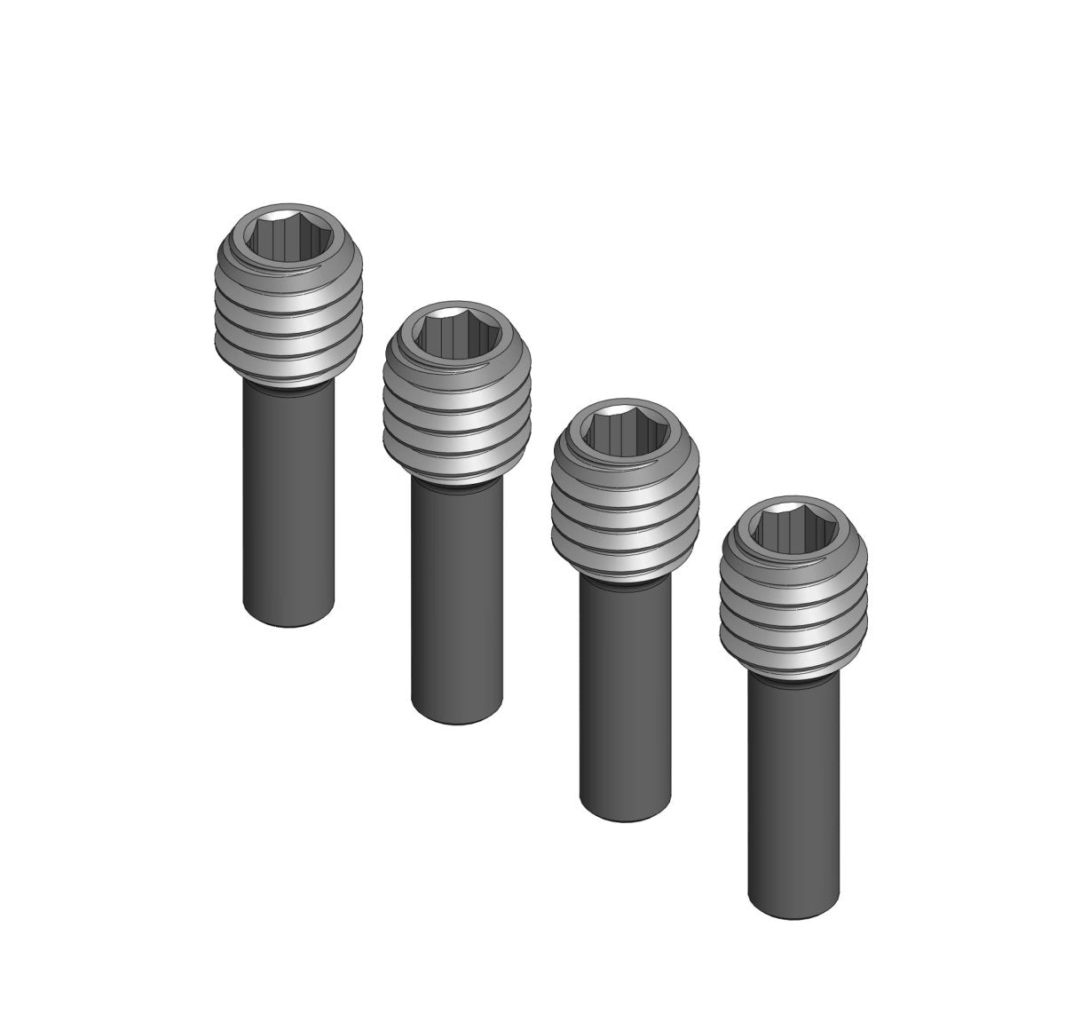 MIP99120 SHSS, M4 x 12mm Pin Screw (Replacement screws For MIP18140 , MIP18150) - BOBBYRC