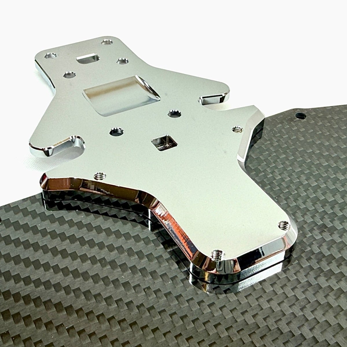 Perfect Pass MATTE 7075 Aluminum Reinforced Carbon Fiber GT Chassis For 1/7 Arrma - BOBBYRC