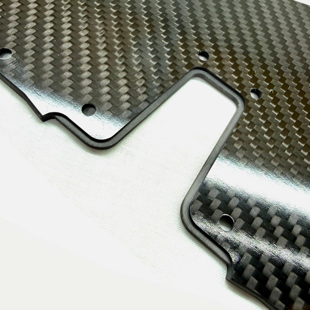 Perfect Pass MATTE 7075 Aluminum Reinforced Carbon Fiber GT Chassis For 1/7 Arrma - BOBBYRC