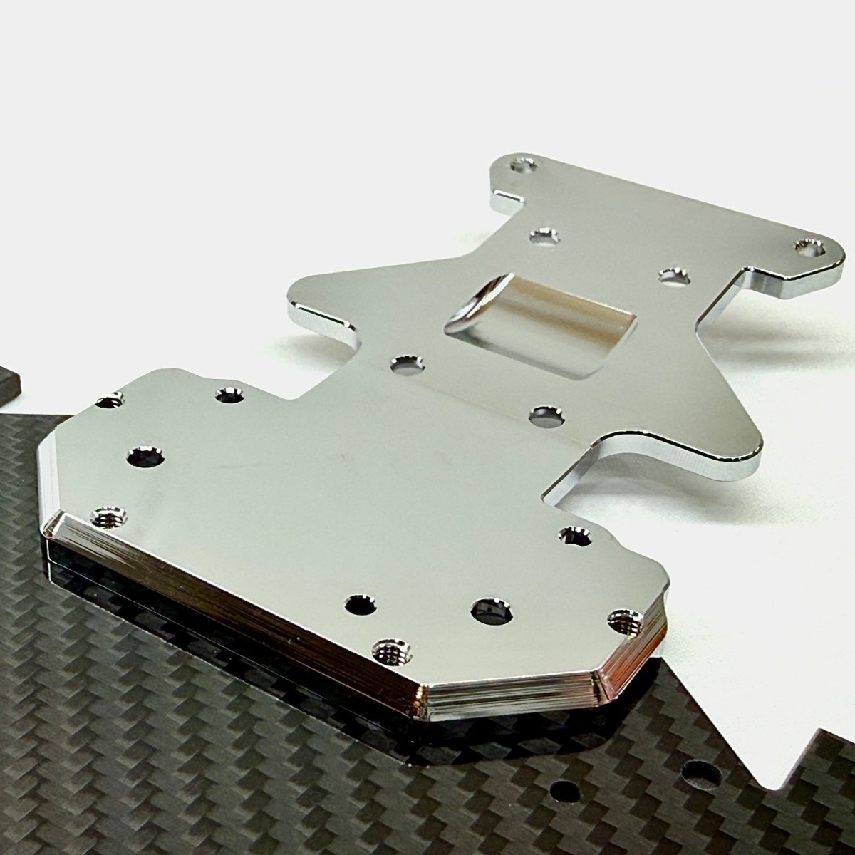 Perfect Pass MATTE 7075 Aluminum Reinforced Carbon Fiber GT Chassis For 1/7 Arrma - BOBBYRC