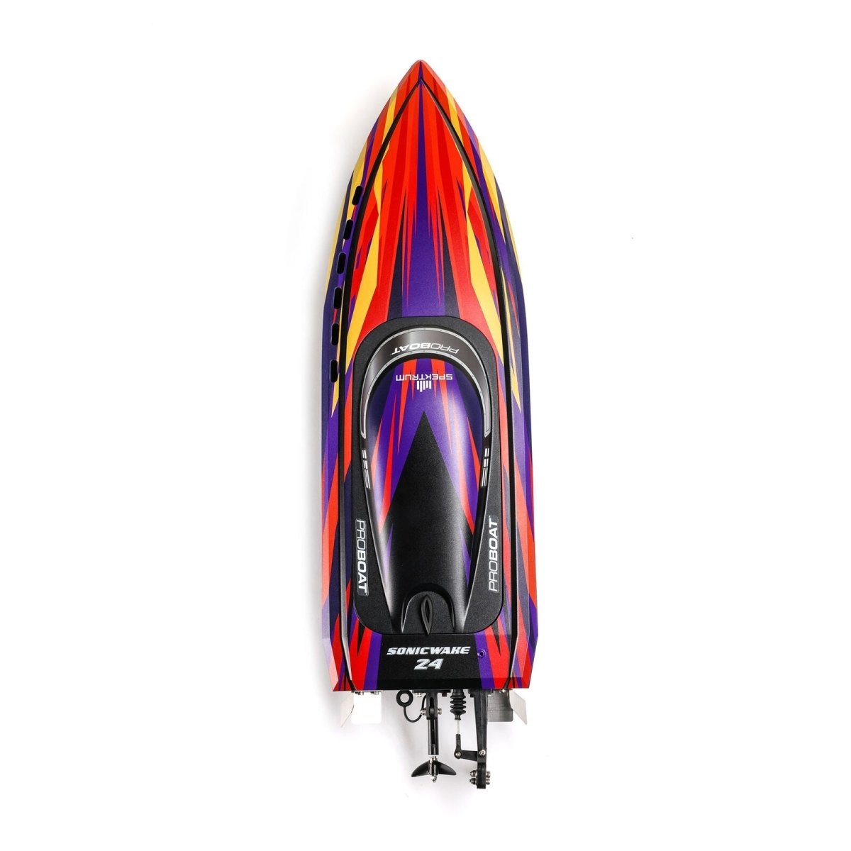 Pro Boat(Red) Sonicwake 24” Self - Righting Brushless Deep - V RTR - BOBBYRC