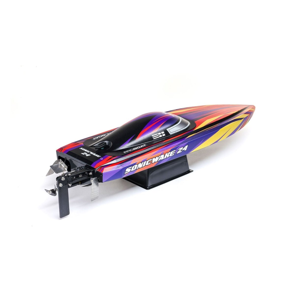 Pro Boat(Red) Sonicwake 24” Self - Righting Brushless Deep - V RTR - BOBBYRC