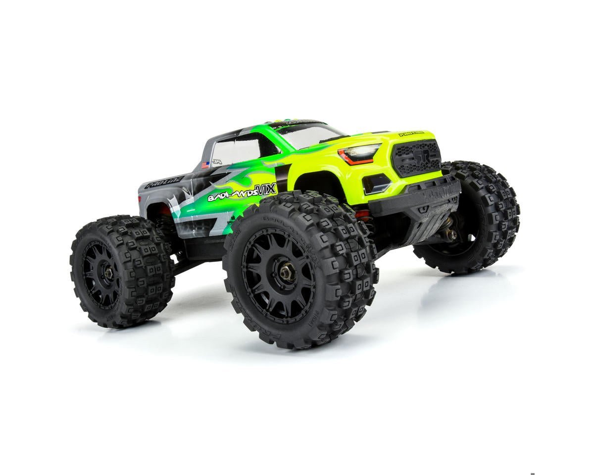 Pro-Line Badlands MX Pre-Mounted MT 1/18 Tire Set (Black) (4) w/12mm Hex - BOBBYRC
