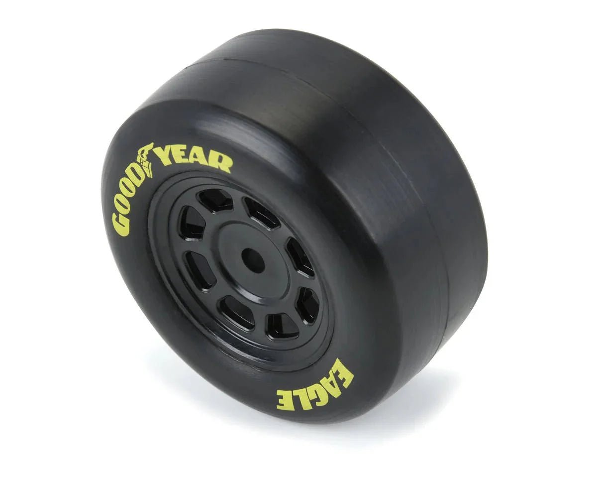 Pro-Line Losi® NASCAR™ Goodyear™ Eagle Pre-Mounted Retro Truck Tires (4) (Soft) - BOBBYRC