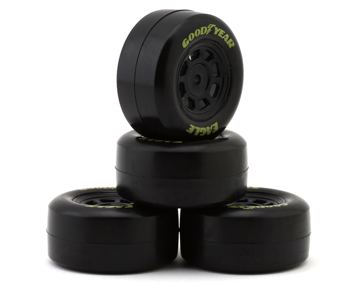 Pro-Line Losi® NASCAR™ Goodyear™ Eagle Pre-Mounted Retro Truck Tires (4) (Soft) - BOBBYRC