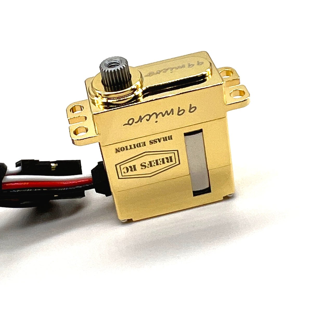 REEF's 99 MICRO(Brass Edition)High Torque High Speed Waterproof Servo H/V Low Profile - BOBBYRC