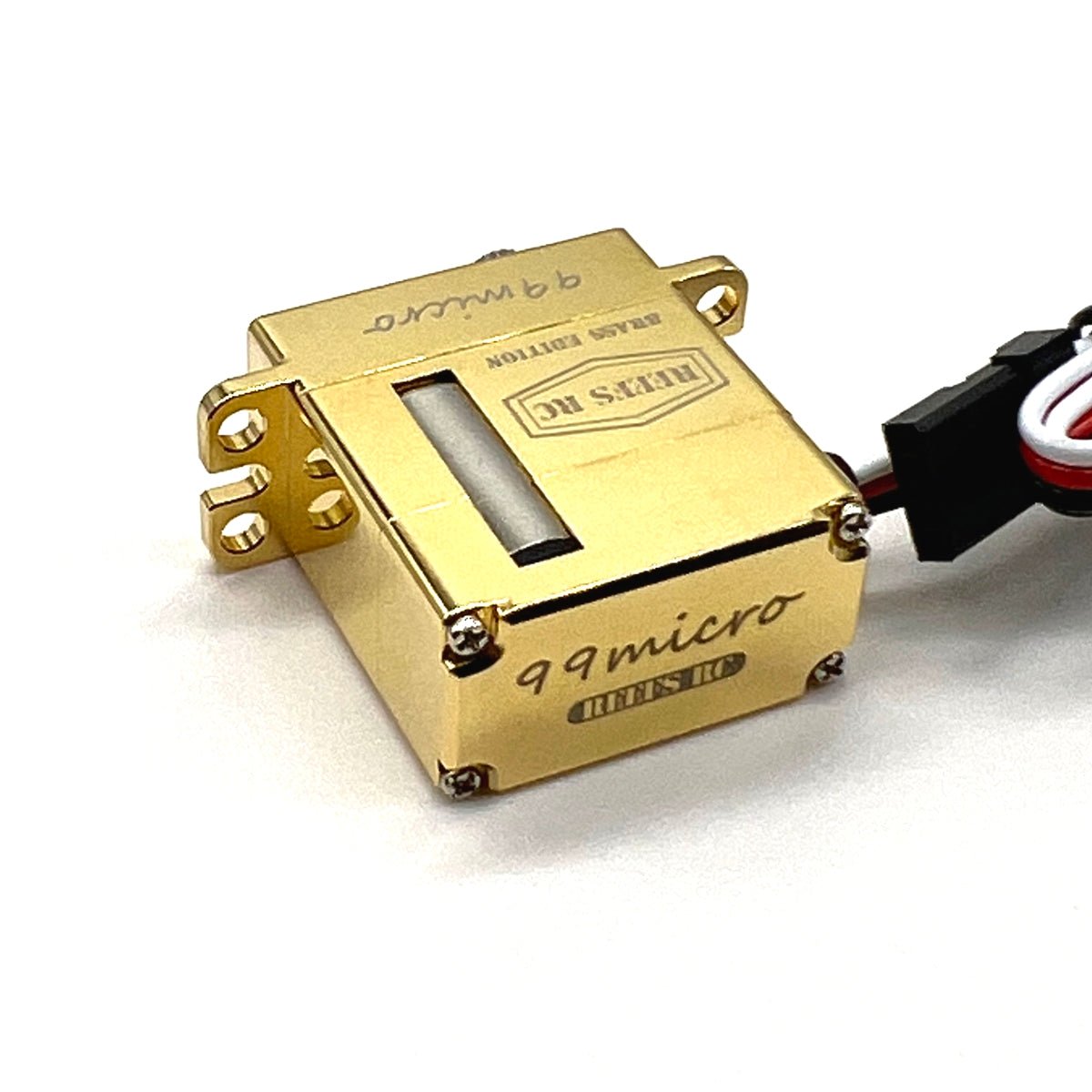 REEF's 99 MICRO(Brass Edition)High Torque High Speed Waterproof Servo H/V Low Profile - BOBBYRC
