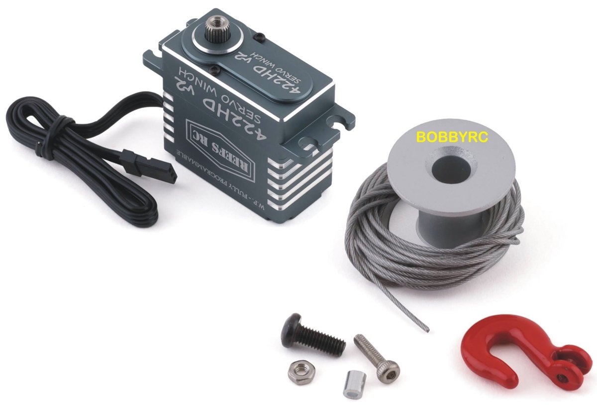 Reef's RC 422HDv2 High Trq Digital Servo Winch w/ Built In Controller - BOBBYRC