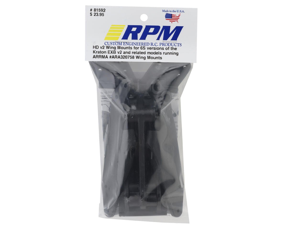RPM Arrma Kraton 6S EXB V2 HD Wing Mount (REPLACE ARRMA ARA320758 - BOBBYRC
