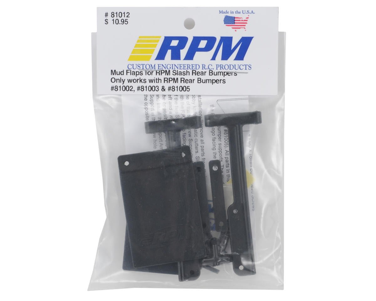 RPM Mud Flaps (Works with RPM Rear Bumpers only)Traxxas Slash 2wd 4x4 - BOBBYRC