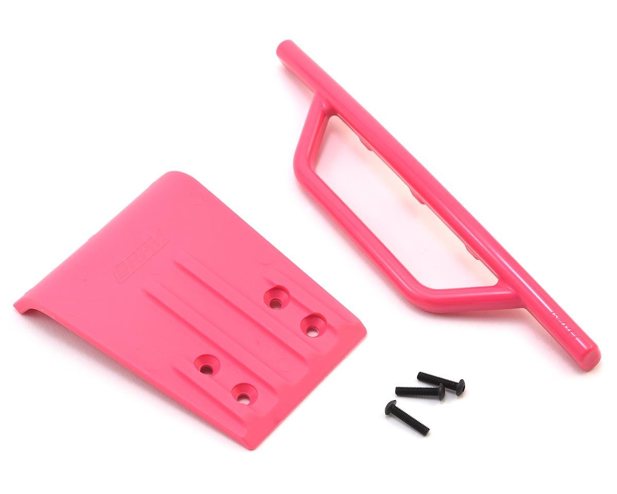RPM Pink Suspension Arms, Gear Cover, Fr & Rr Bumpers For Traxxas Slash 2WD - BOBBYRC
