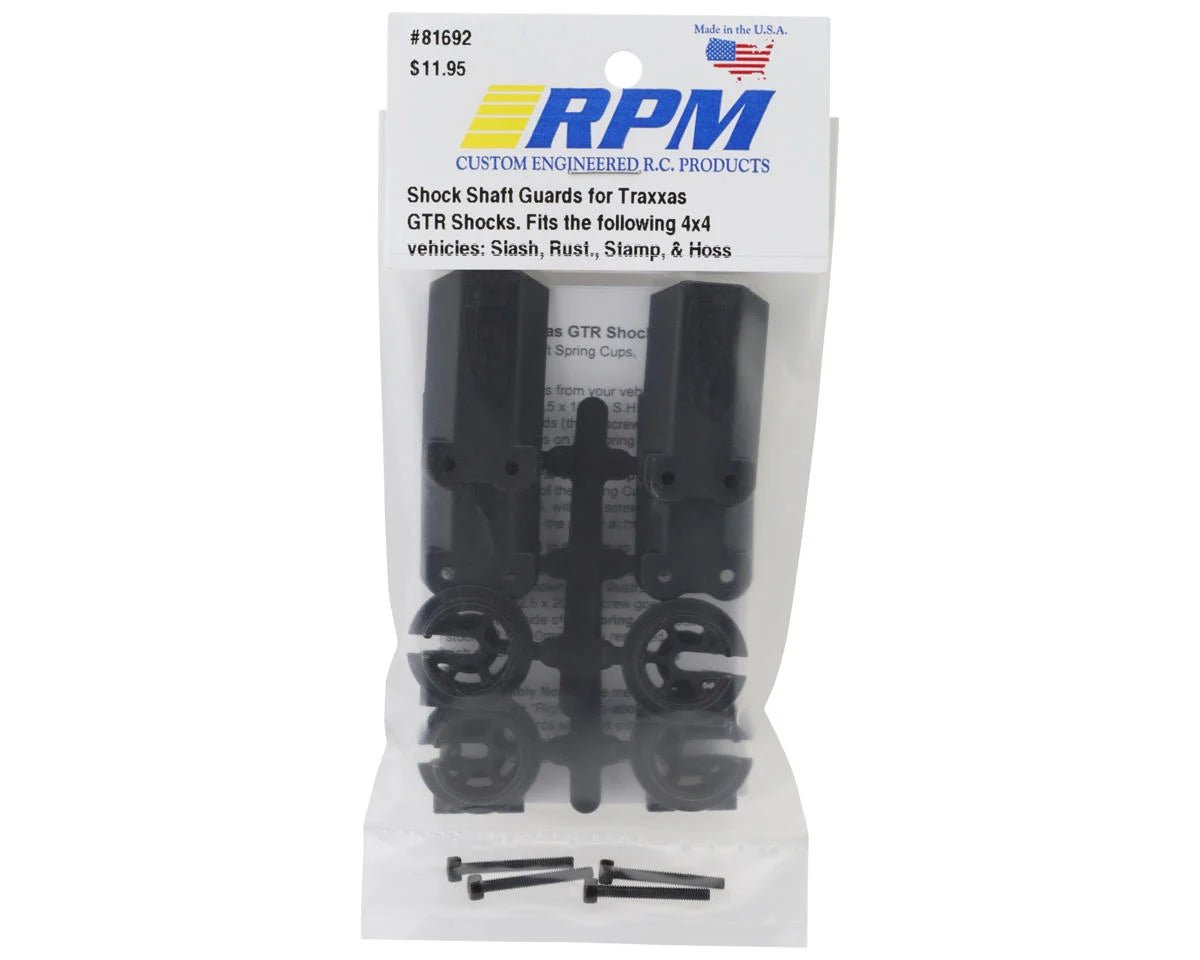 RPM Shock Shaft Guards for Traxxas GTR Shocks (4)4x4 Slash, Rustler, Stampede, Hoss - BOBBYRC