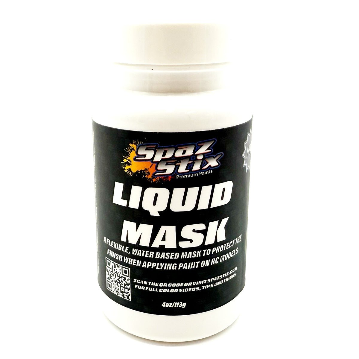 Spaz Stix Water Based Liquid Mask V2, 4oz For Rc Body - BOBBYRC
