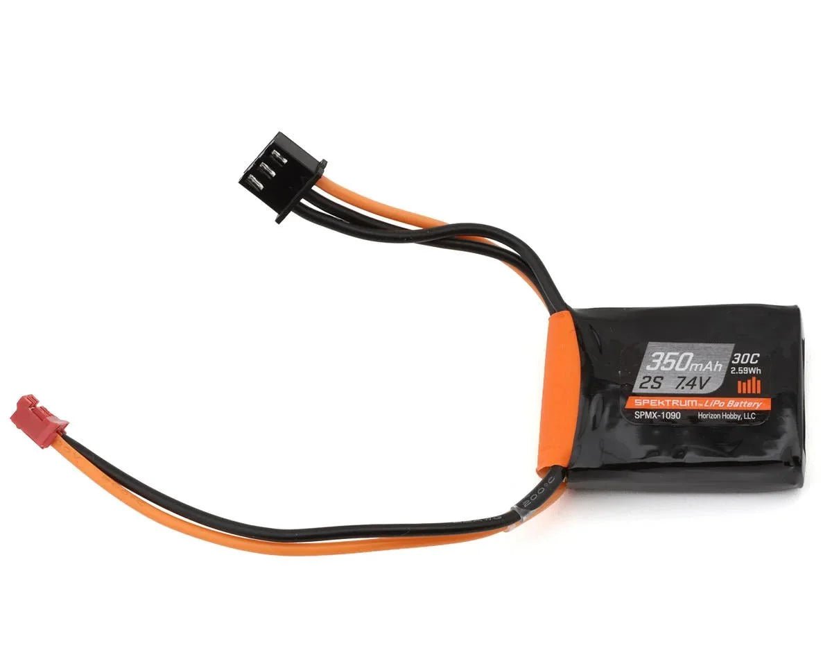 Spektrum 2S 30C (7.4V/350mAh) w/PH2.0 Connector 1/28 Micro-T 2S / 1/24 Micro-B 2S - BOBBYRC