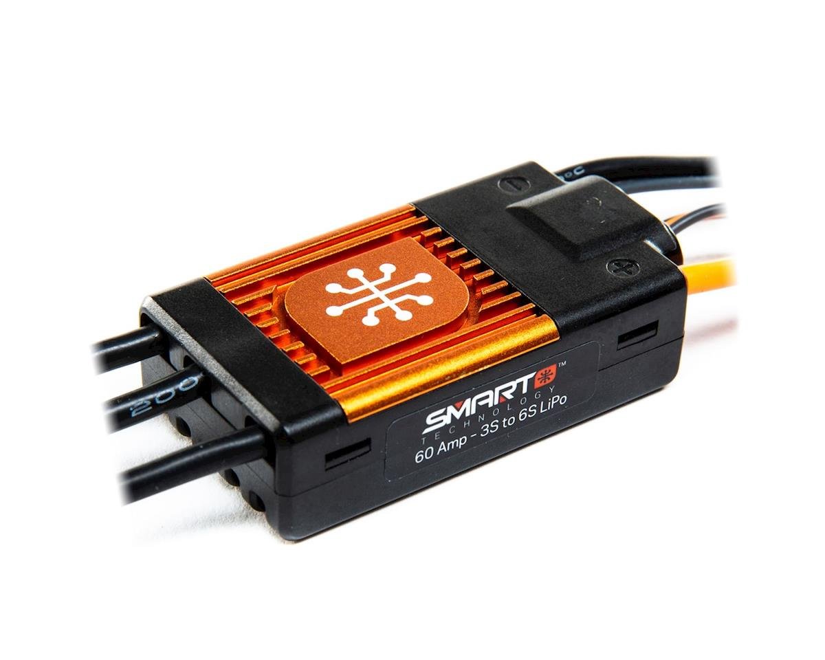 Spektrum RC Avian 60 Amp 3 - 6S Brushless Smart ESC Rc Plane E - Flite - BOBBYRC