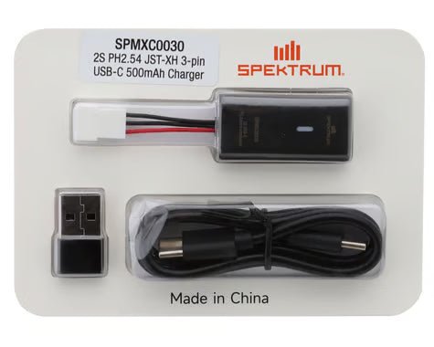 Spektrum RC Micro-B USB-C Battery Charger Set - BOBBYRC