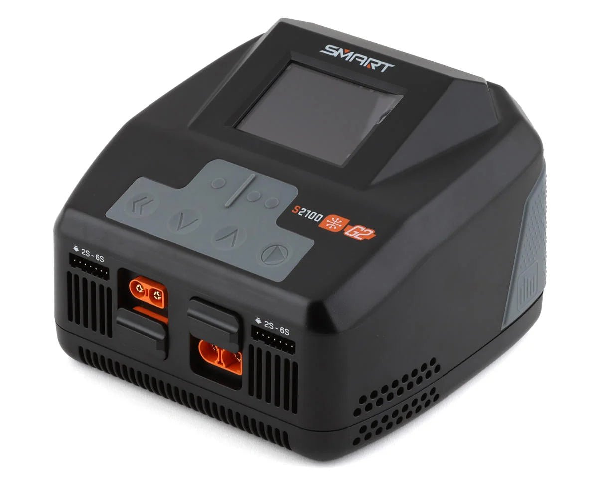 Spektrum RC S2100 G2 AC Smart Charger (6S/12A/100W x2) - BOBBYRC