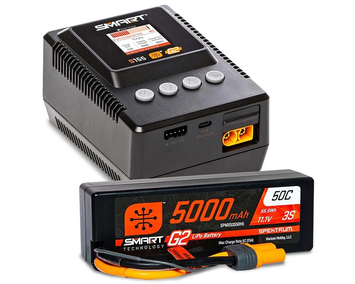 Spektrum RC Smart G2 PowerStage 3S Bundle w/3S Smart LiPo Battery (5000mAh) - BOBBYRC