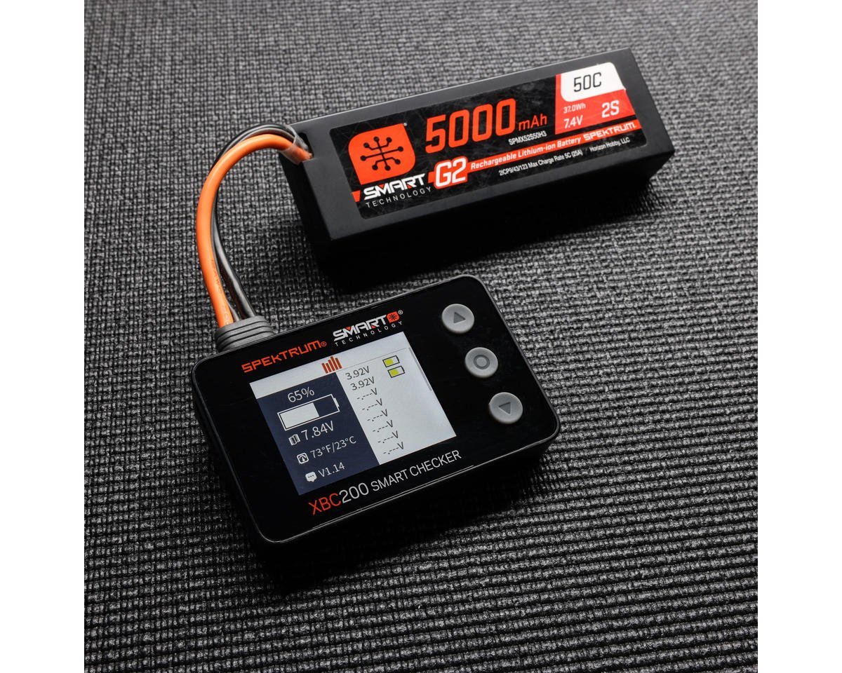 Spektrum RC XBC200 Smart Battery Checker & Servo Tester - BOBBYRC