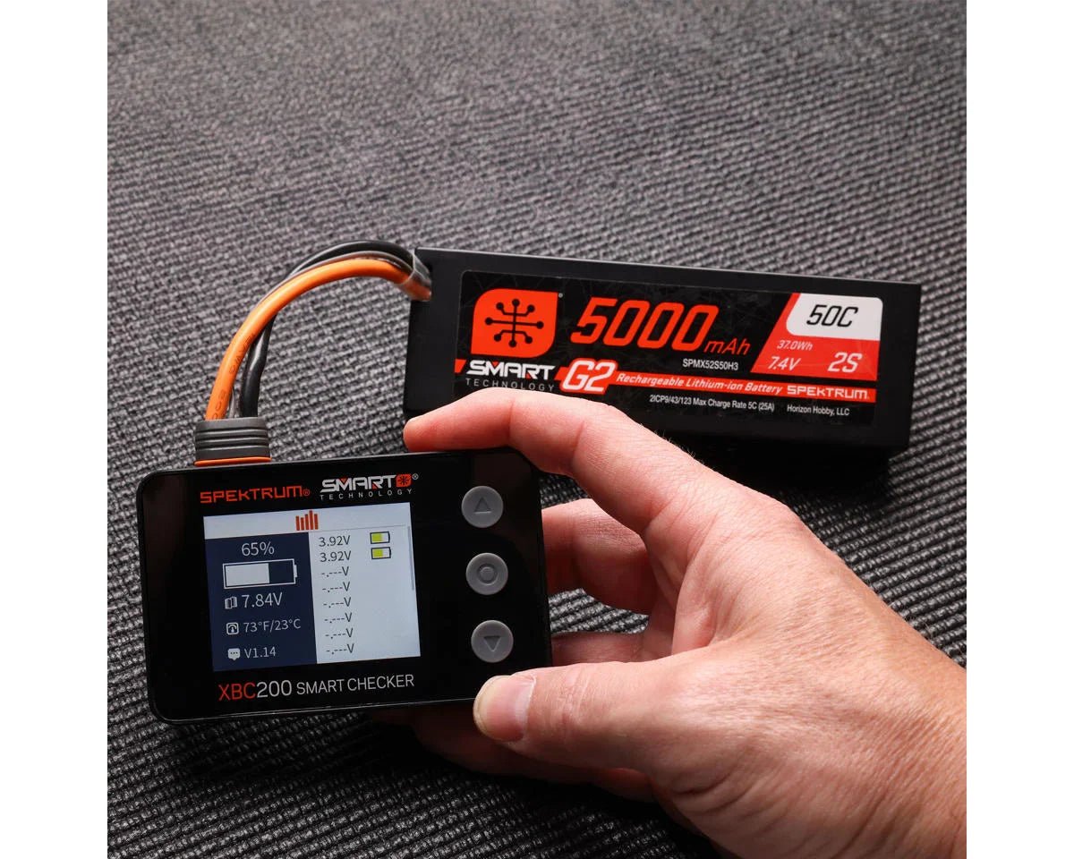 Spektrum RC XBC200 Smart Battery Checker & Servo Tester - BOBBYRC