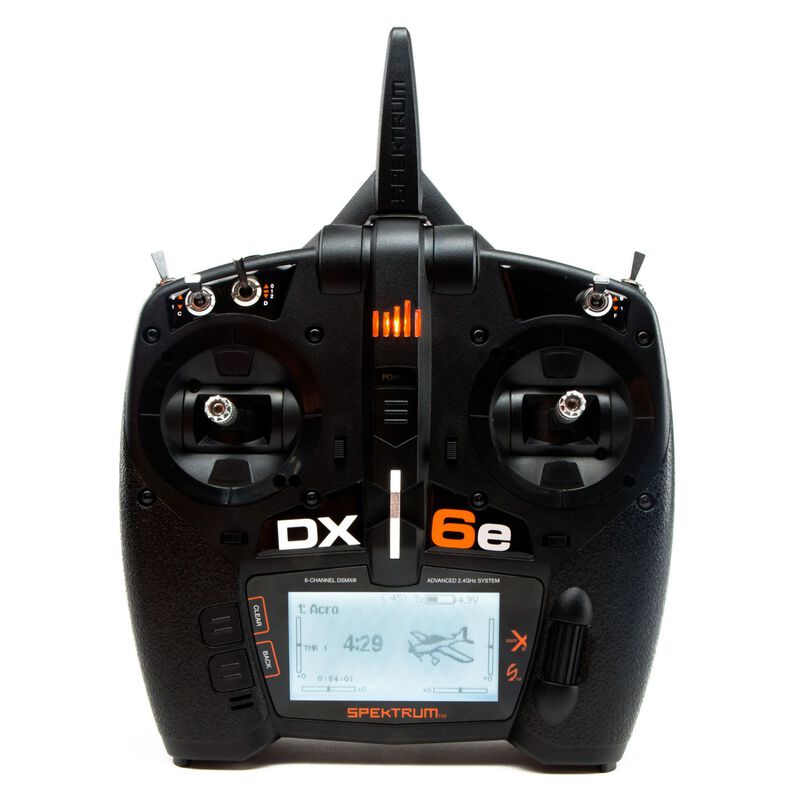 Spektrum SPMR6655 DX6e 6 - Channel DSMX Transmitter Only : Airplane / Helicopter - BOBBYRC