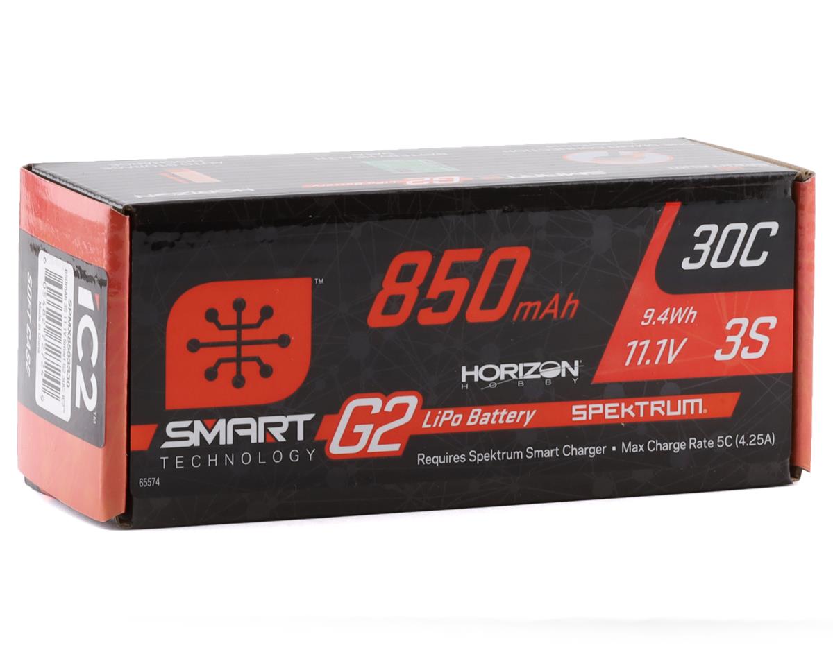 Spektrum RC 3S Smart G2 LiPo 30C Battery Pack w/IC2 Connector (11.1V/850mAh)