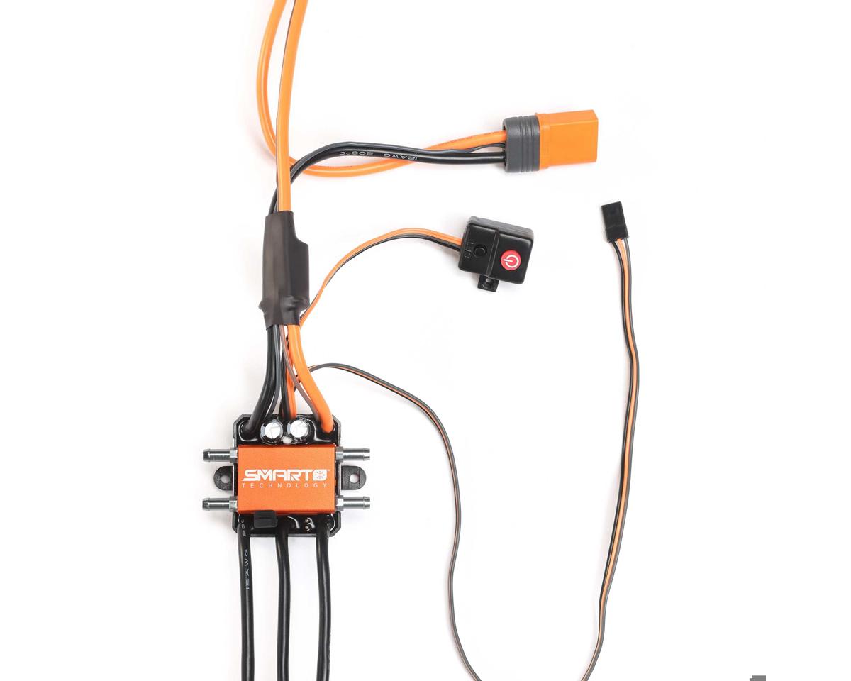 Spektrum RC 90 Amp Smart Brushless Marine ESC For Pro Boat Blackjack 24