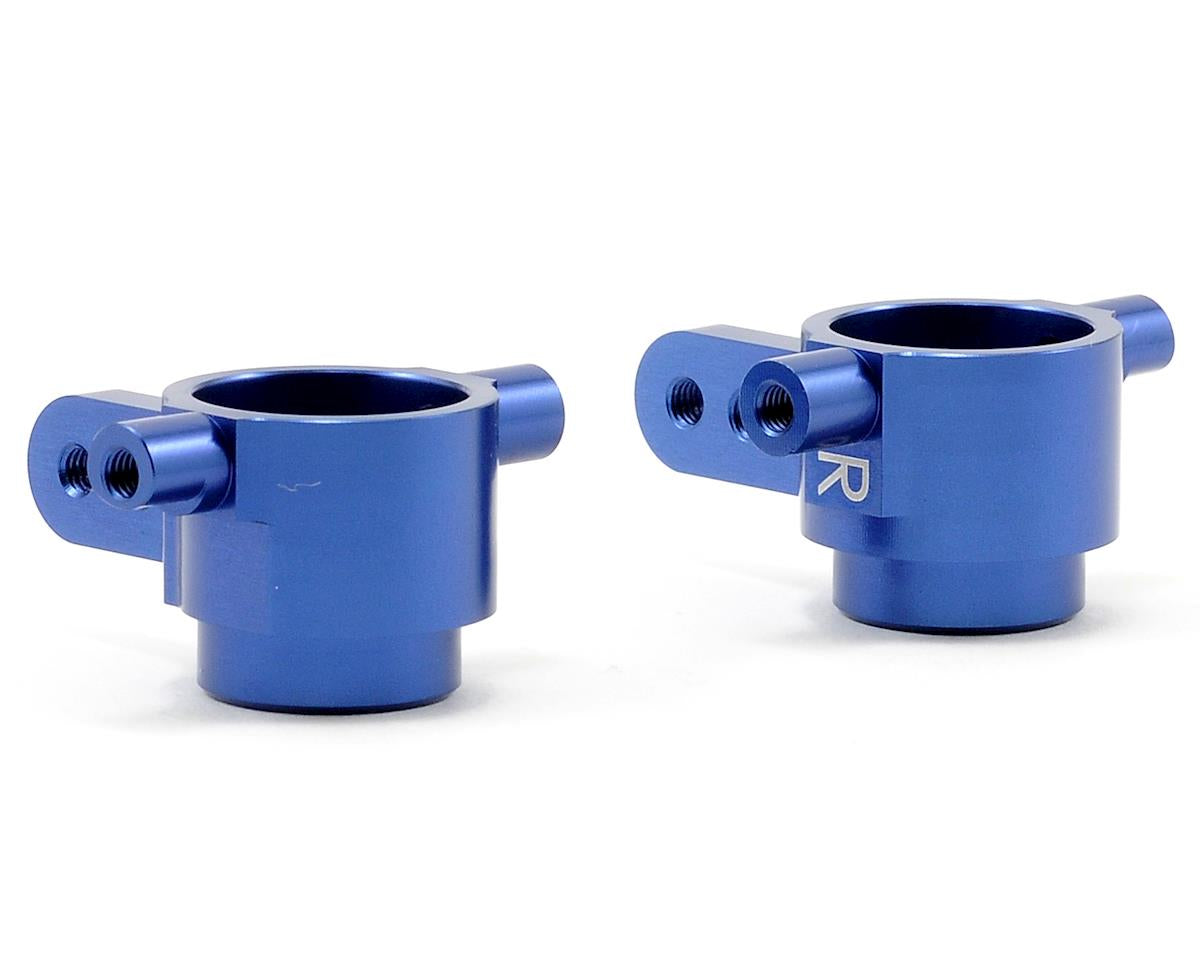 ST Racing Concepts Aluminum Steering Knuckles for Traxxas Slash 4x4 (Blue)