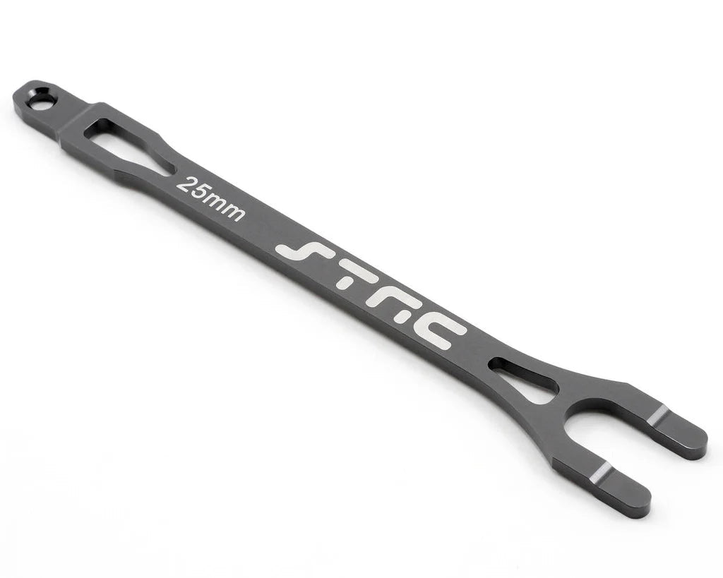 ST Racing Concepts Aluminum Battery Strap (Gun Metal) - BOBBYRC