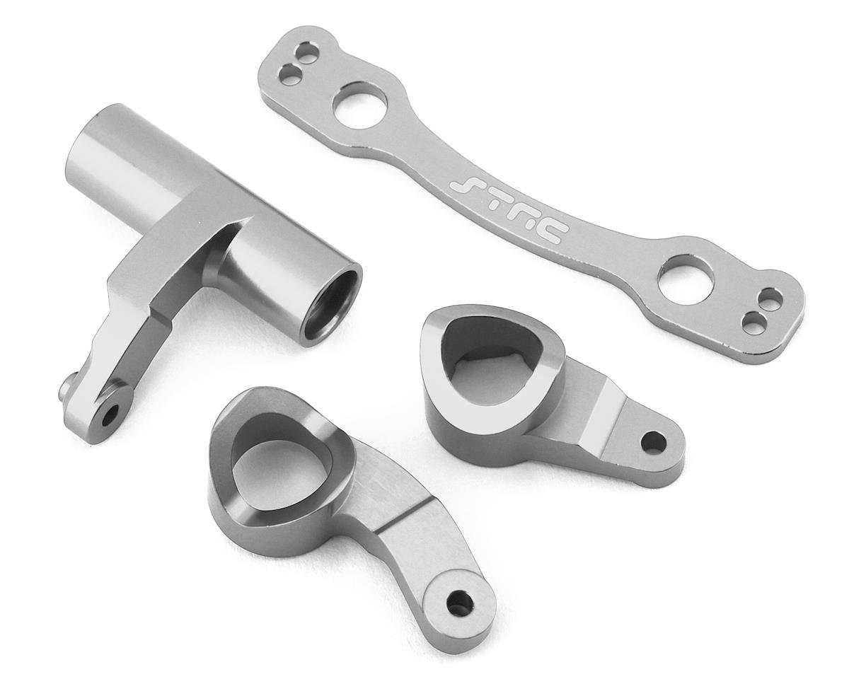 ST Racing Concepts Arrma 6S Aluminum HD Steering Bellcrank Set (Silver) - BOBBYRC