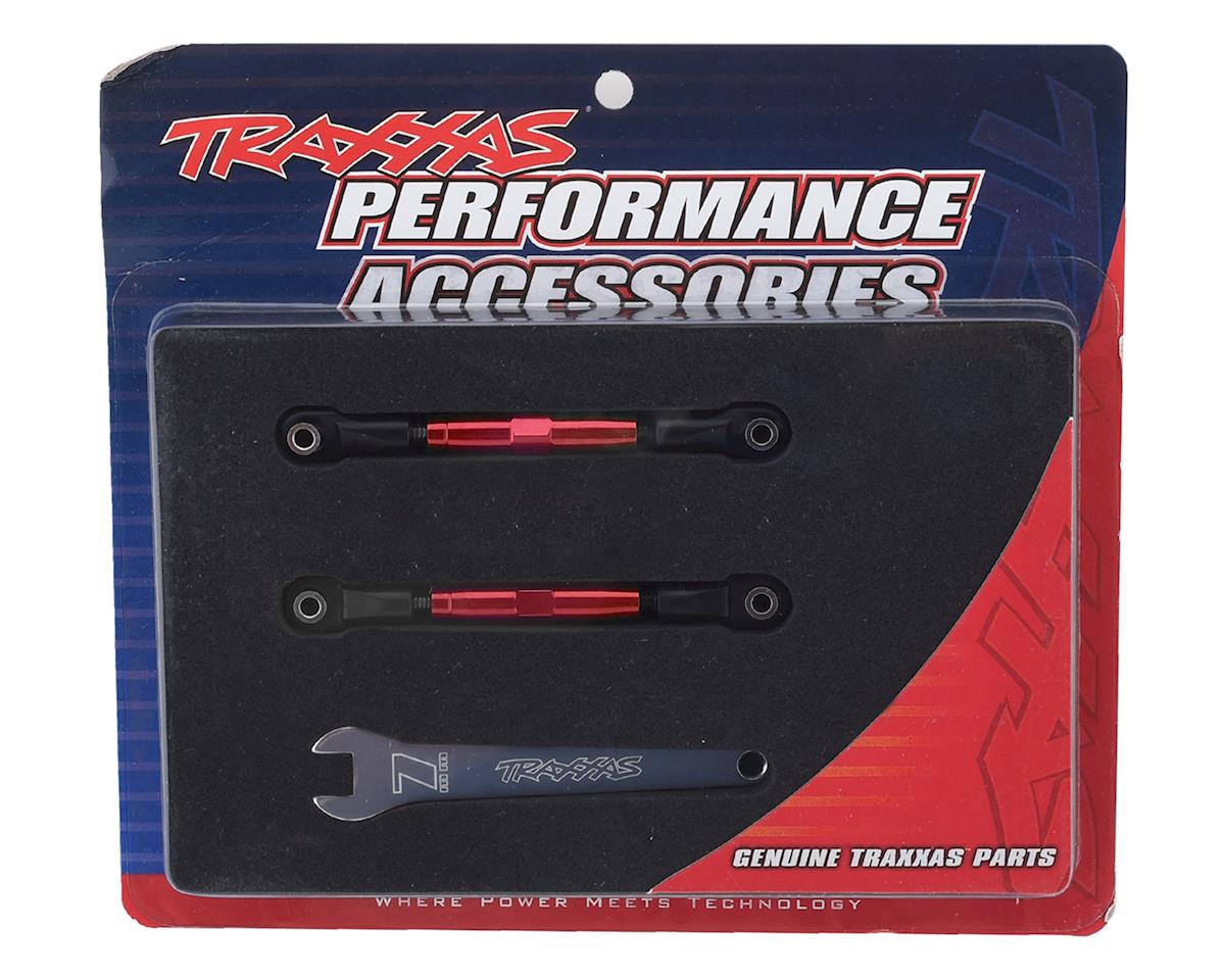 Traxxas 73 mm Red Aluminum Rear Camber Links (Red)