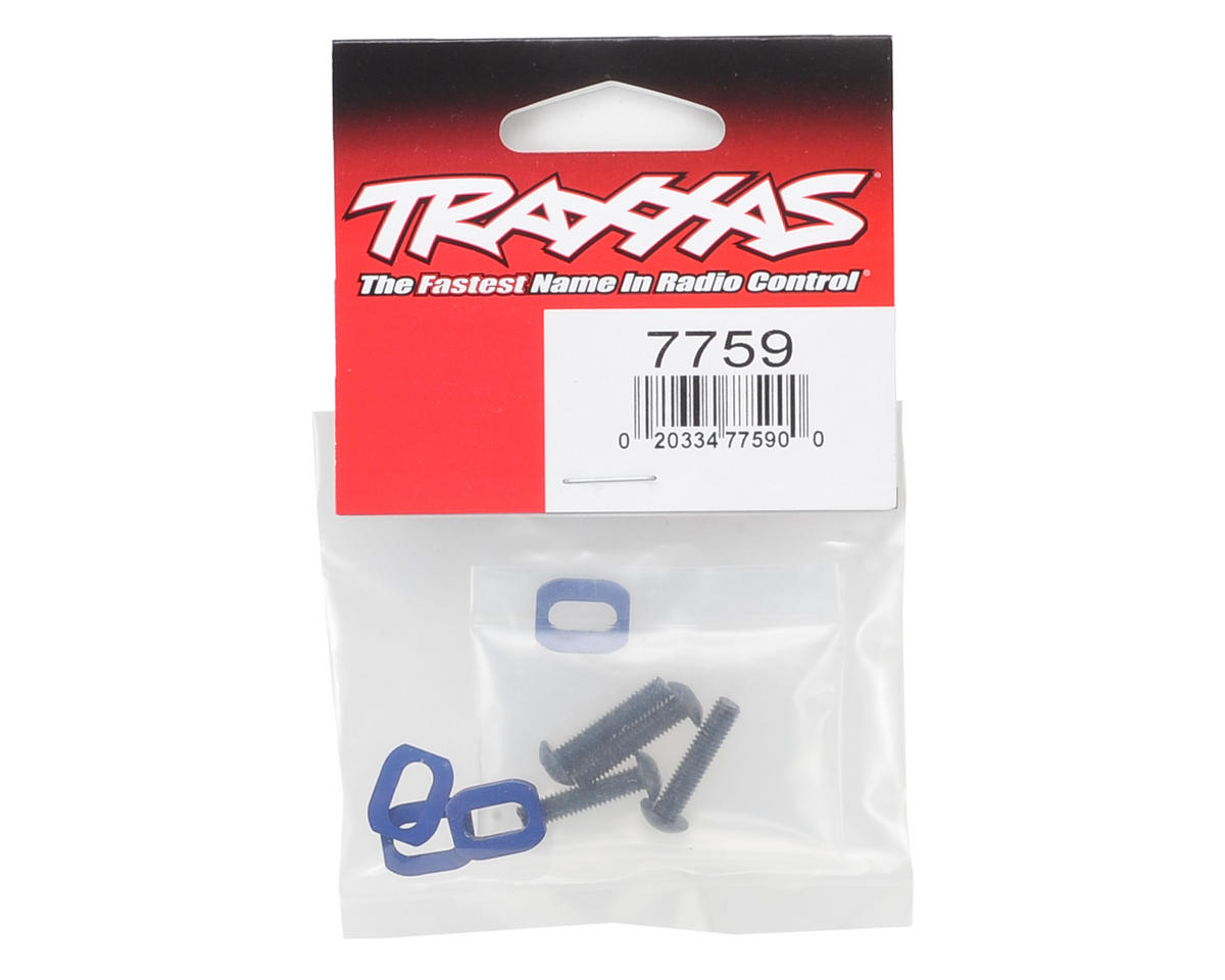 Traxxas X-Maxx/XRT Aluminum Motor Mount Washers (Blue) (4)