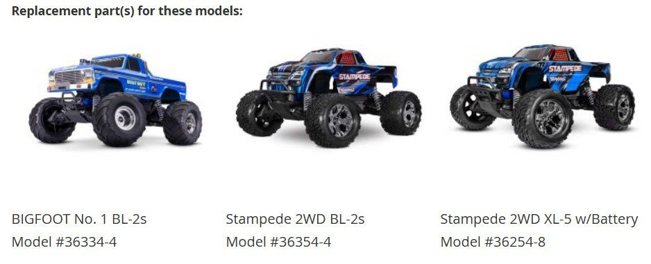 Traxxas 1844 Stampede Bigfoot VXL XL - 5 2wd Servo Saver - BOBBYRC