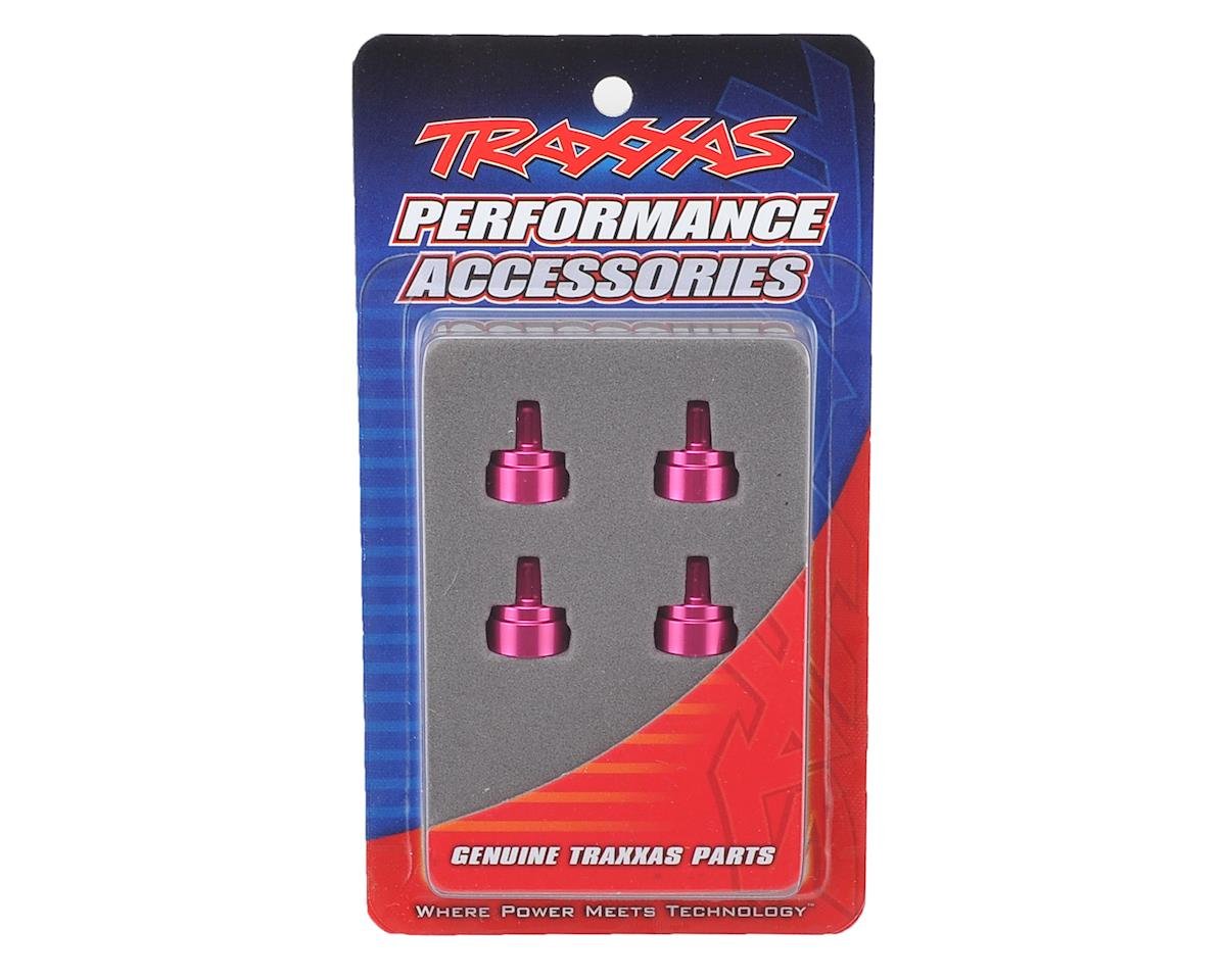 Traxxas 3767P Stampede Rustler Slash Hoss Anodized Aluminum Shock Caps - BOBBYRC