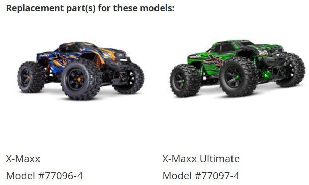 Traxxas 7732 X - Maxx Caster Blocks - BOBBYRC