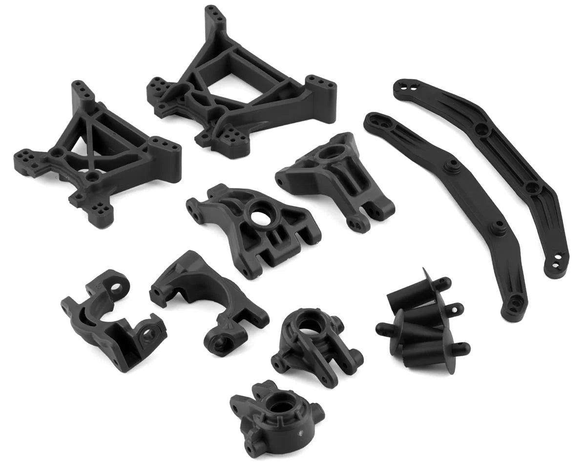 Traxxas Hoss/Rustler/Slash 4x4 Extreme Heavy Duty Suspension Upgrade Kit (Black) - BOBBYRC