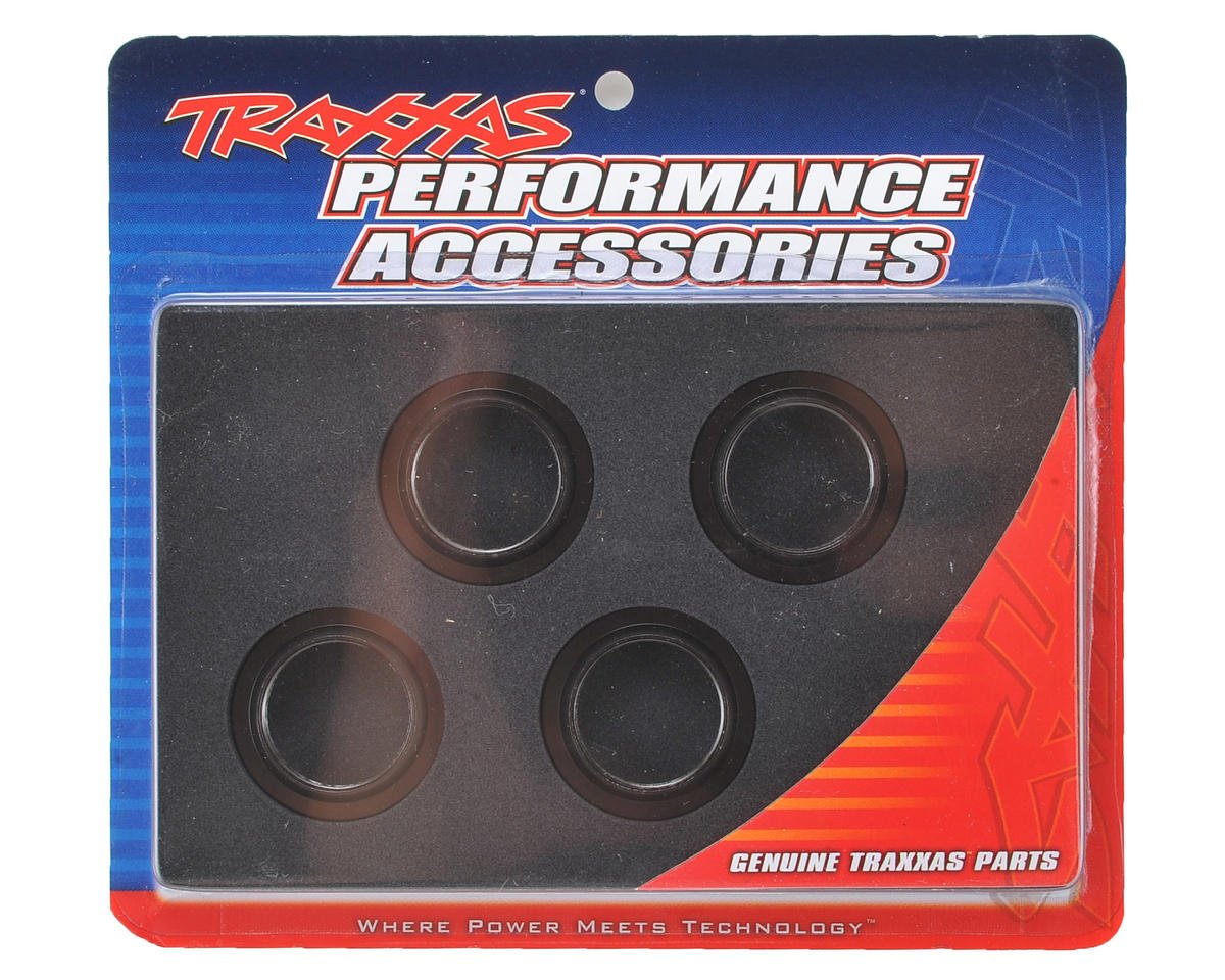 Traxxas X-Maxx/XRT Aluminum GTX Threaded Collar (Black) (4) (Hard Anodized) - BOBBYRC