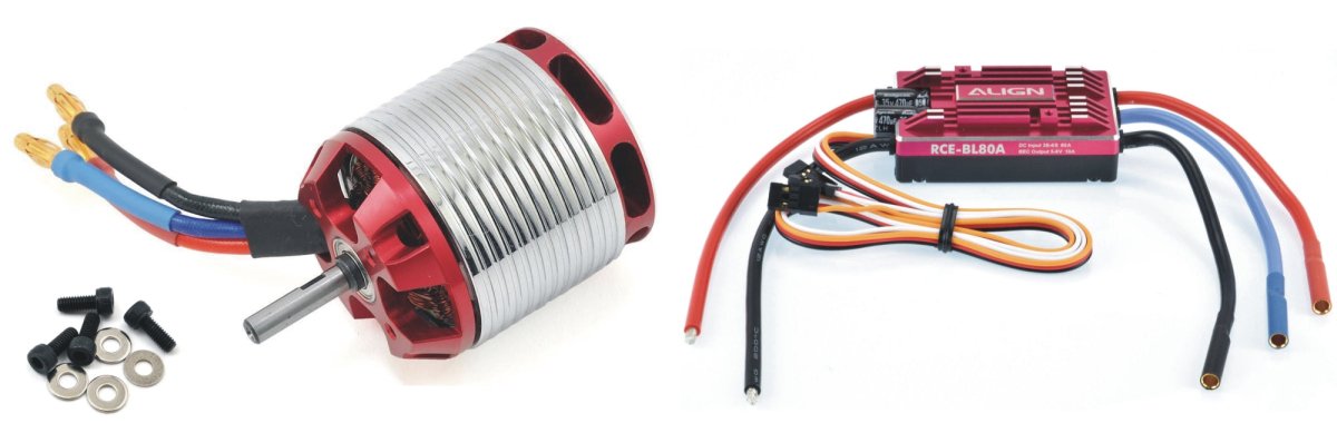 Align/T - Rex Helicopters 500X PRO Combo(ESC RCE - BL80A)Motor(1600KV)HML52M01 - BOBBYRC