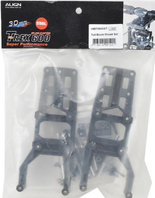 Align/T - Rex Helicopters 550L/550X/600N/600L Tail Boom Mount Set H55T004AX - BOBBYRC