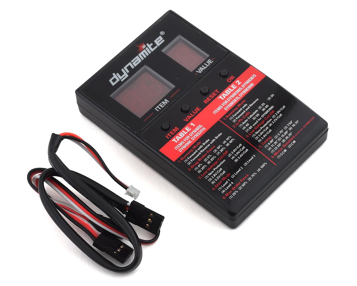 Dynamite RC S3005 Dynamite ESC Programing Card with LED display - BOBBYRC