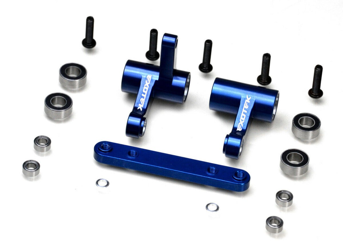 Exotek Aluminum Pro Steering Set For Traxxas Slash 2wd, Bandit VXL - BOBBYRC