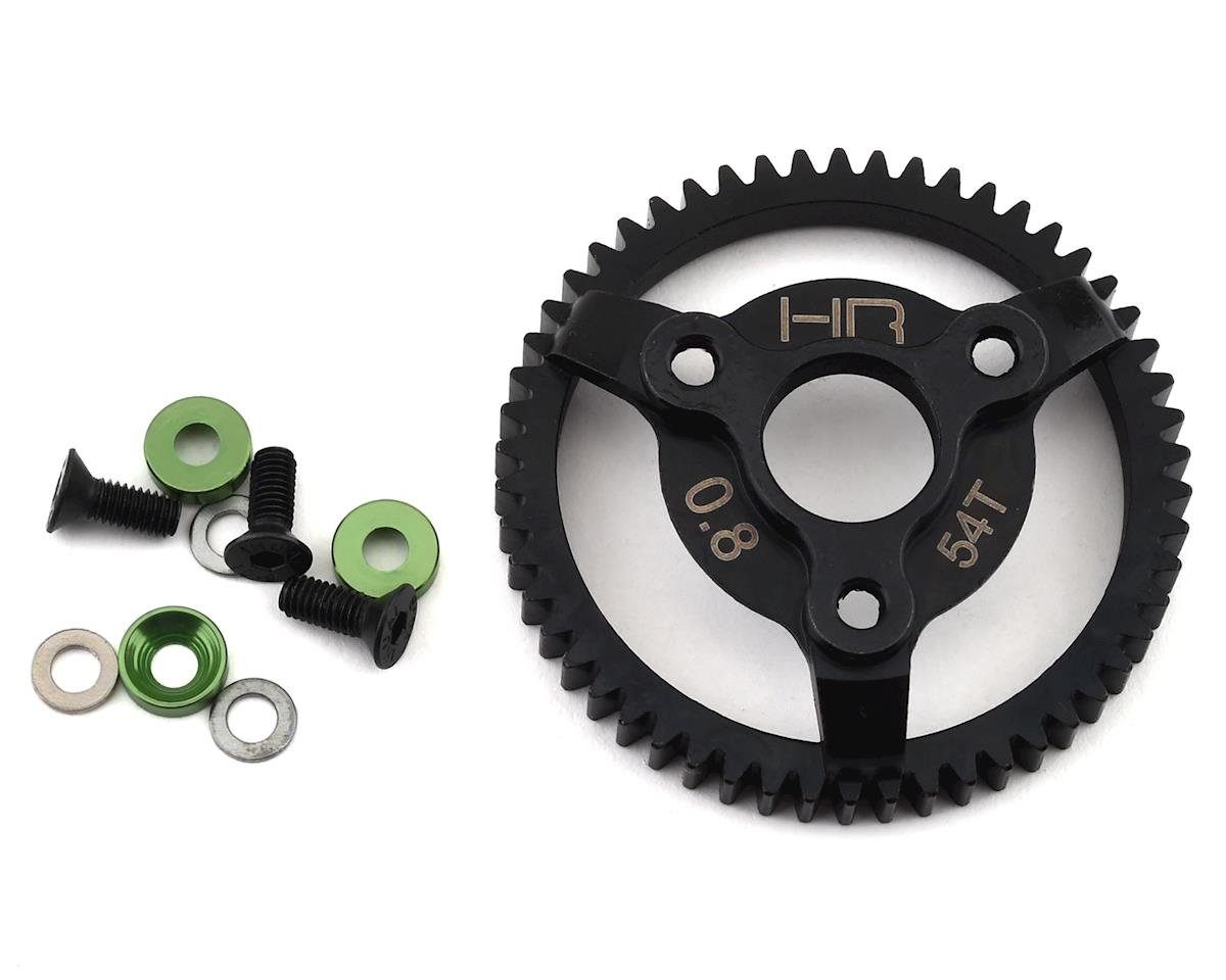 Hot Racing 32P Steel Spur Gear for Traxxas Bandit/Stampede (Green) (54T) - BOBBYRC