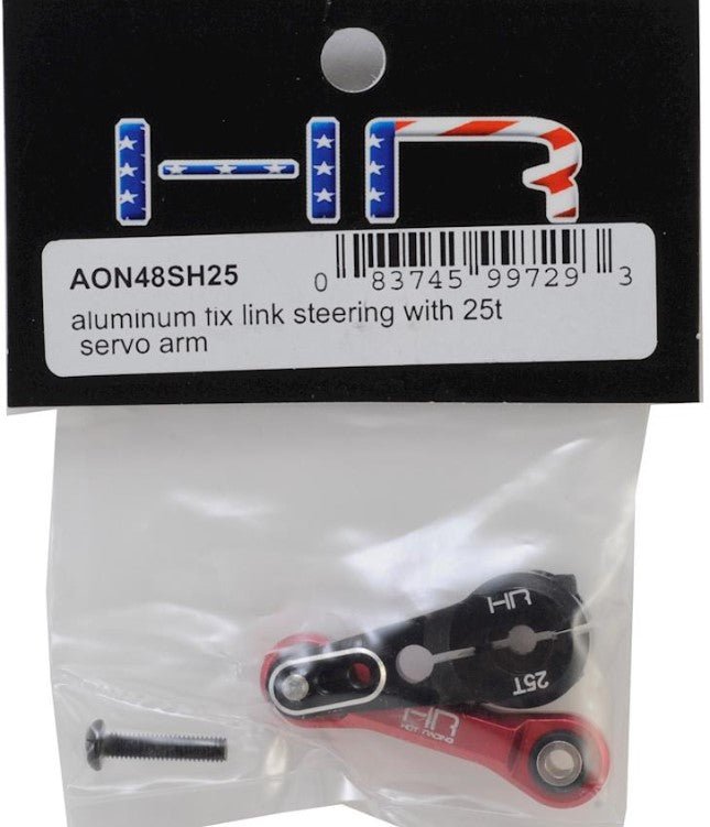 Hot Racing Aluminum Fixed Link Steering 25T Servo Arm 1/8 Arrma AON48SH25 - BOBBYRC