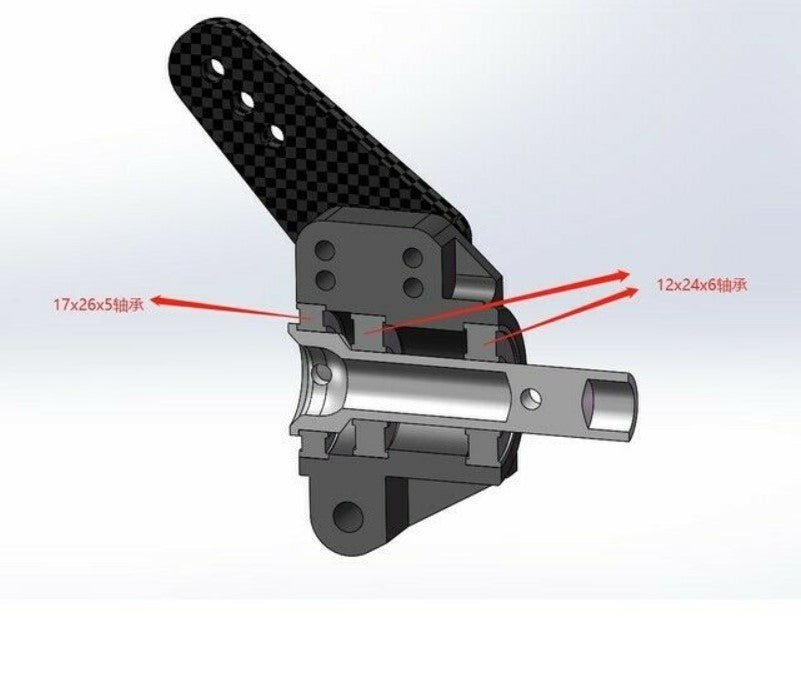 Hot Racing Aluminum Steering Blocks AFE21M01 For Arrma 1/5 Kraton 8S - BOBBYRC