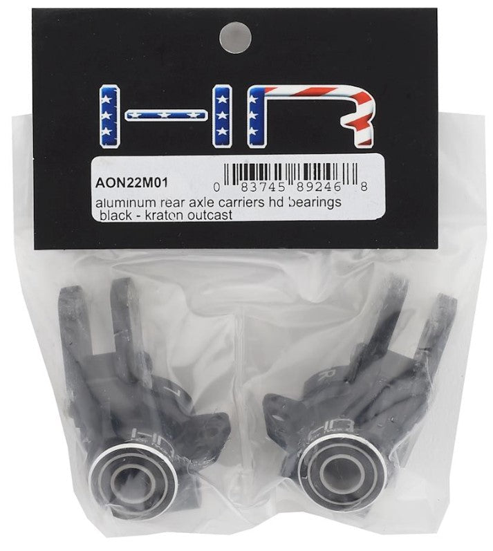 Hot Racing AON22M01 Aluminum Rear Hubs Big Bearings Arrma Kraton Outcast - BOBBYRC