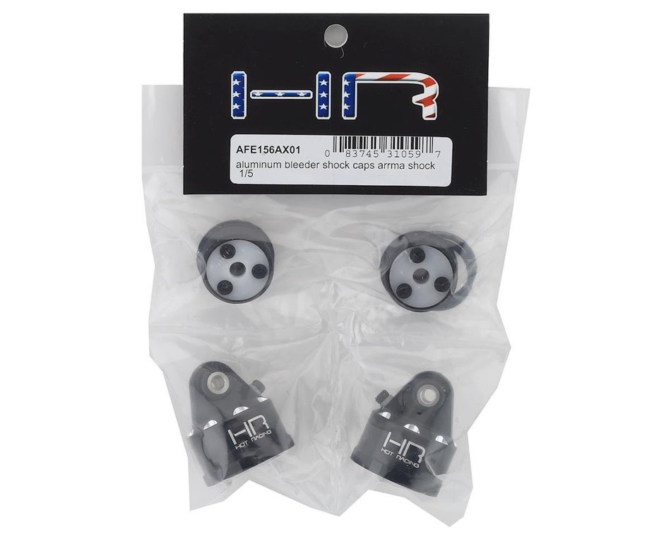 Hot Racing Arrma 1/5 Kraton 8S Aluminum Bleeder Shock Caps AFE156AX01 - BOBBYRC