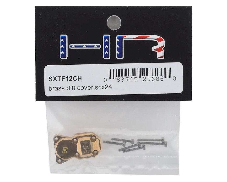 Hot Racing Axial SCX24 Heavy Duty 9g Brass Diff Cover SXTF12CH - BOBBYRC
