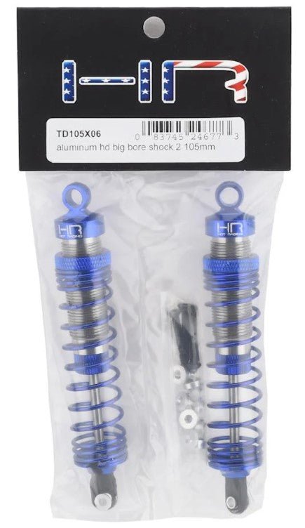 Hot Racing For Traxxas Rustler Slash Stampede 105mm Rear Aluminum Shock TD105X06 - BOBBYRC