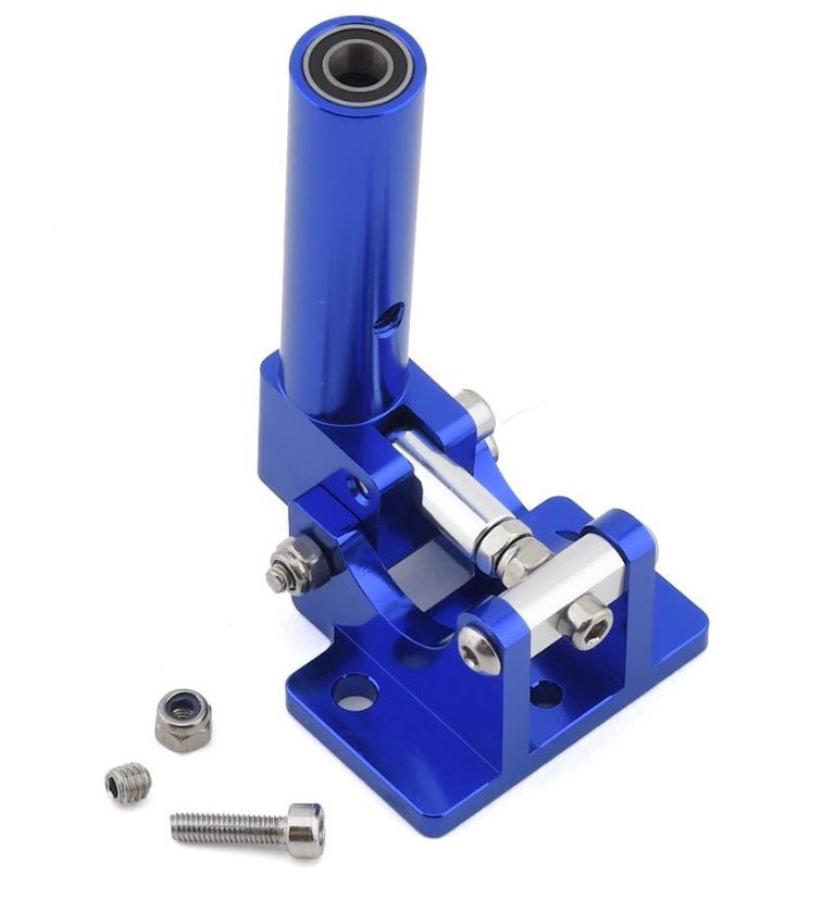 Hot Racing SPN38SD06 Blue Aluminum Adjustable Bearing Stinger Traxxas Spartan - BOBBYRC